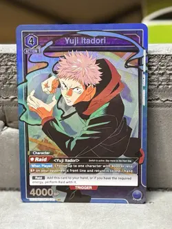 Union Arena Jujutsu Kaisen Yuji Itadori UE03BT/JJK-1-040 Super Rare English - Image 1