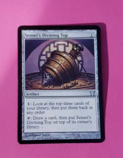 Magic: The Gathering Artifact Sensei's Divining Top Regular LP Excellent 🔥 - Image 1