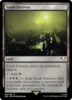 TOMB FORTRESS Universes Beyond Warhammer 40000 Commander MTG Magic - Image 1
