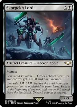 SKORPEKH LORD 058 Universes Beyond Warhammer 40000 Commander MTG Magic 40K - Image 1