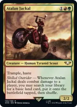 ATALAN JACKAL Universes Beyond Warhammer 40000 Commander MTG Magic - Image 1