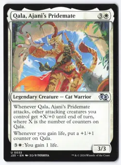Qala, Ajani's Pridemate (Anime) U Foundations Jumpstart 32 NM - Image 1