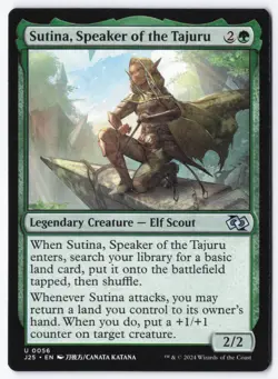 Sutina, Speaker of the Tajuru (Anime) U Foundations Jumpstart 56 NM - Image 1