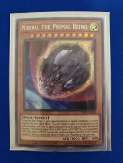 Yugioh Nibiru, the Primal Being TN19-EN013 Prismatic Secret Rare NM - Image 1