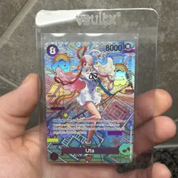 One Piece Card Game Bandai Uta Special Holo Character OP02-120 SEC 2023 - Image 1