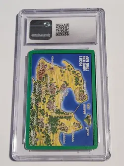 1996 MAP CARD 1 BANDAI CARDDASS POKEMON PART 1 CGC 5 - Image 2