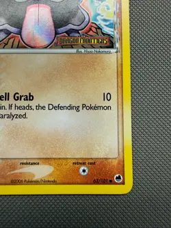 Shellder Delta Species Reverse Holo 63/101 ex Dragon Frontiers Pokemon Card - Image 4