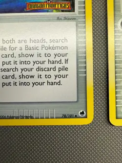 Old Rod (78/101) & Holon Legacy (74/101) Reverse Holo ex Dragon Frontiers Cards - Image 4
