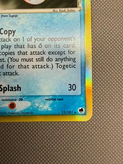 Togetic Delta Species Holo (11/101) ex Dragon Frontiers Pokemon Card - Image 4