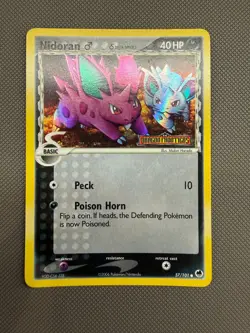 Nidoran Male Delta Species Reverse Holo 57/101 ex Dragon Frontiers Pokemon Card - Image 1