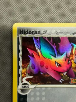 Nidoran Male Delta Species Reverse Holo 57/101 ex Dragon Frontiers Pokemon Card - Image 2