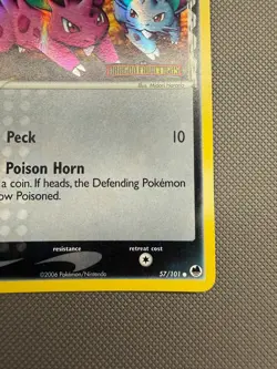 Nidoran Male Delta Species Reverse Holo 57/101 ex Dragon Frontiers Pokemon Card - Image 4