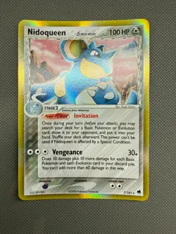 Nidoqueen Delta Species Holo (7/101) ex Dragon Frontiers Pokemon Card - Image 1