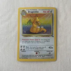 Dragonite (4/62) Holo Fossil Set Pokemon Card! - Image 2