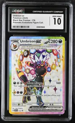 Umbreon ex SVP176 Sv: Scarlet & Violet Promo Cards Holo CGC Gem Mint 10 - Image 1