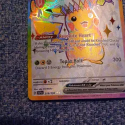 Pokemon Pikachu EX 219/191 Full Art Holo Card Gem Mint - Image 4