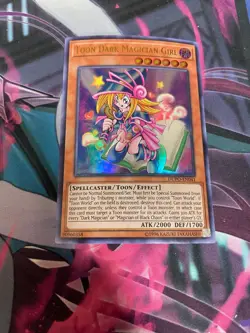 YUGIOH - TOON DARK MAGICIAN GIRL - DUPO - UNLIMITED - NM - ULTRA RARE - Image 1