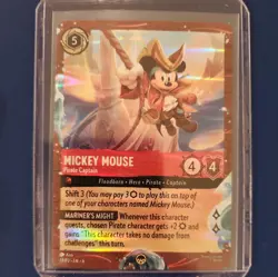 Disney Lorcana TCG DCL Treasure Pirate Captain Mickey Promo 13/P3 Rare #22 - Image 1