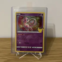 Pokemon Card Mew 011/025 Celebrations Holo Rare Near Mint - Image 1