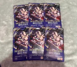 ONE PIECE Azure Sea's Seven 12-card Booster Pack OP14 6 pack combo SEALED - Image 1