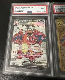 Charizard bundle lot of 3x PSA grade 9 cards - Image 4