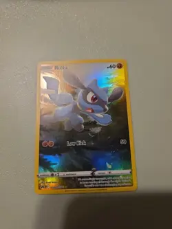 Pokemon TCG Riolu Crown Zenith Galarian Gallery Holo Ultra Rare Card GG26/GG70 - Image 1