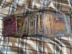 77 Card Pokemon EX lot Mixed Language English And Japanese - Image 1