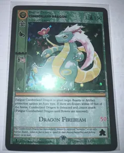 1 Of 100 2020 MetaZoo Games LLC Cumberland Dragon Sample Card Ungraded - Image 1