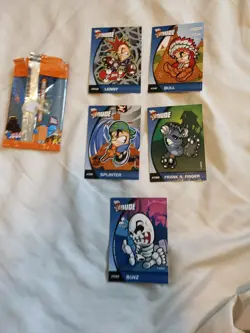 Lot of 10 Tech Deck Dude Collector's Cards In Original Open Foil Packs, Cards NM - Image 5