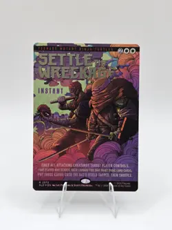 Settle the Wreckage Secret Lair Drop Foil Near Mint TMNT - Image 1