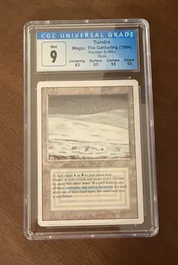Magic the Gathering Tundra Dual Land CGC 9 - Image 1