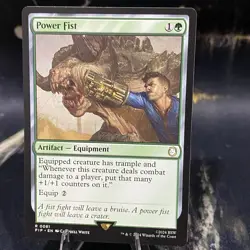 Magic the Gathering - Power Fist - PIP - R - LP - Regular - MTG - 0081 - Image 1