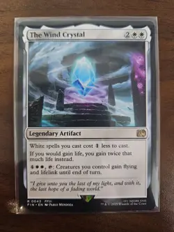 The Wind Crystal #0043 R Regular MTG Final Fantasy NM - Image 1