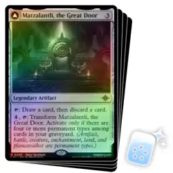 FOIL MATZALANTLI, THE GREAT DOOR X4 The Lost Caverns Of Ixalan LCI Magic MTG - Image 1