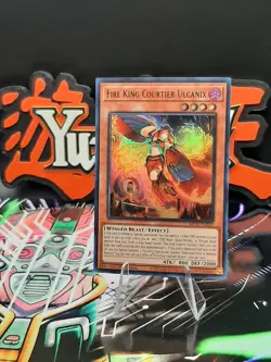 Yu-Gi-Oh! Fire King Courtier Ulcanix MP25-EN262 Ultra Rare 1st Ed NM - Image 1