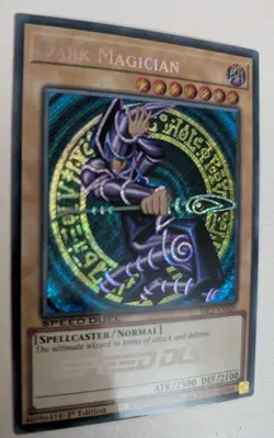 Dark Magician SBC1-ENA01 Secret Rare | Gold Lettering | Yu-Gi-Oh! NM - Image 3