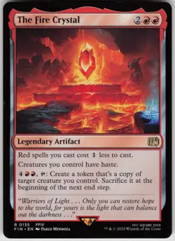 MTG The Fire Crystal Normal NM FINAL FANTASY Magic 135 - Image 1