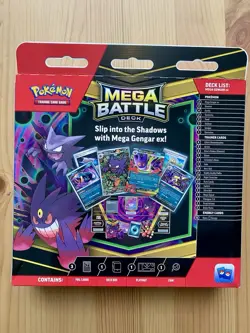 2025 Pokemon Mega Evolution Battle Deck Box GENGAR EX HAUNTER 027 ✅ - Image 2