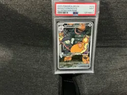 2025 Pokemon Destined Rivals Team Rocket's Raticate 202/182 PSA 9 Mint IR - Image 2