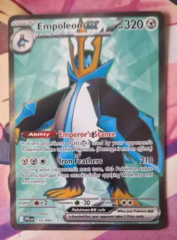 Pokemon TCG Phantasmal Flames Empoleon Ex 114/094 NM-Mint Full Art - Image 1