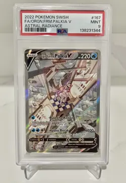 Pokemon Origin Forme Palkia V 2022 Astral Radiance 167/189 PSA 9 - Image 1