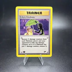 Erika's Kindness - 103/132 - Pokemon Gym Challenge 1st Edition Rare WOTC NM -g - Image 1