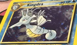 2000 Pokemon Neo Genesis Kingdra Holo Lightly Played No.8 - Image 2