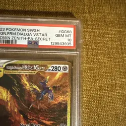 2023 Pokemon SWSH Orgn FRM Dialga VSTAR Crown Zenith FA Secret #GG68 PSA 10 - Image 2