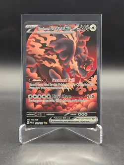Pokemon Bloodmoon Ursaluna ex Prismatic Evolutions 168/131 - Image 1