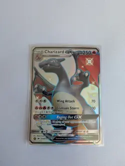Pokemon Charizard GX SV49/SV94 Hidden Fates Shiny Vault Full Art Shiny Holo Rare - Image 1