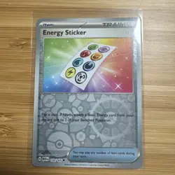 Pokemon TCG Energy Sticker #159 S&V 151 Reverse Holo Mint Condition - Image 1