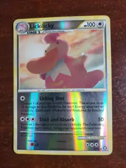 Pokemon LICKILICKY 38/102 Reverse Holo (2010 Triumphant) LP/Light Play - Image 1