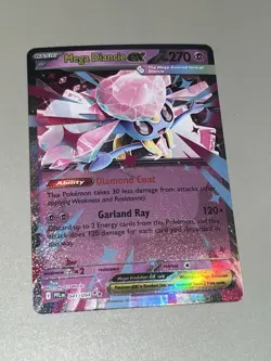 Pokemon TCG Mega Evolutions ME02: Phantasmal Flames #041/094 Mega Diancie ex - Image 3