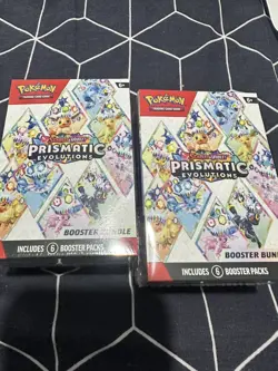 2x Pokemon TCG Scarlet & Violet Prismatic Evolutions Booster Bundle Sealed ✅ - Image 2